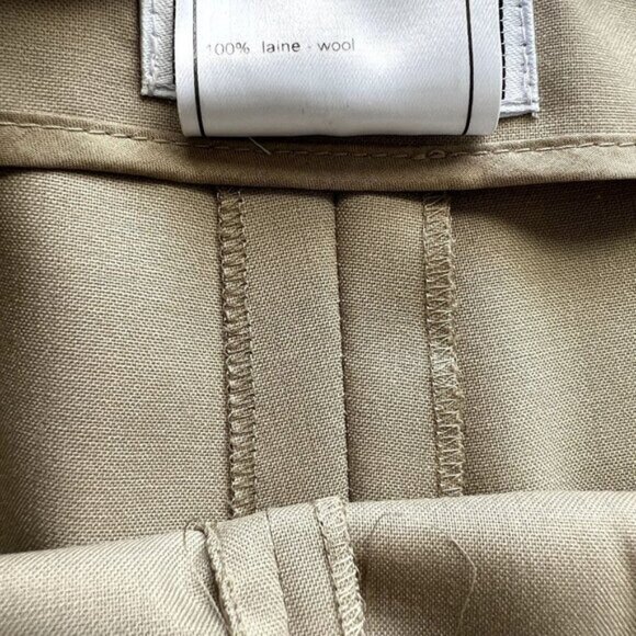 Chanel Beige Tan High Waist Straight Leg Pants - Picture 7 of 7